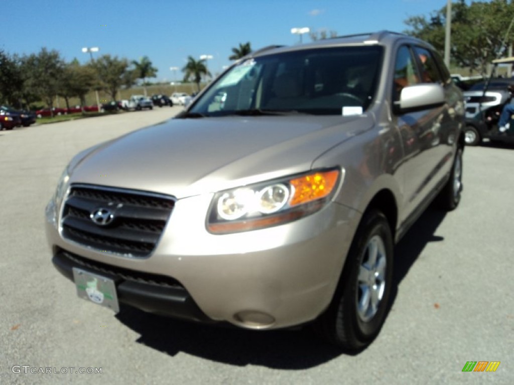 2007 Santa Fe GLS - Golden Beige / Beige photo #14