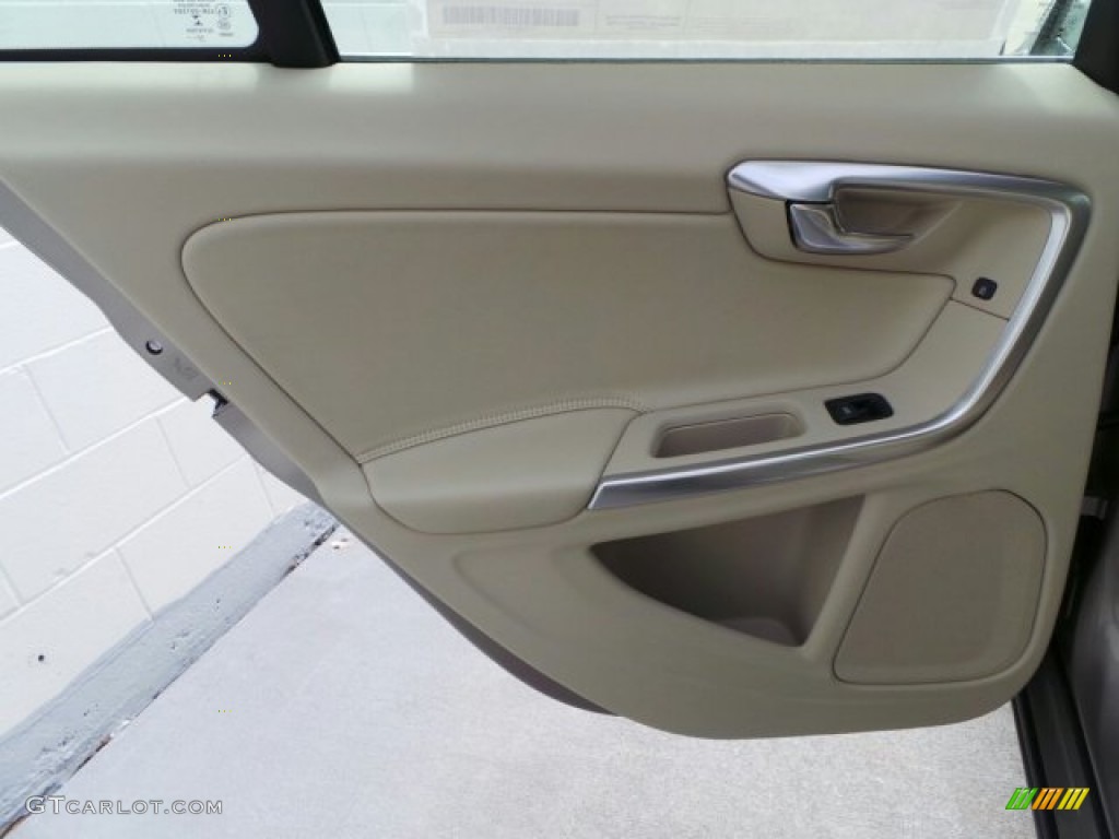 2015 Volvo S60 T5 Drive-E Soft Beige Door Panel Photo #91111772