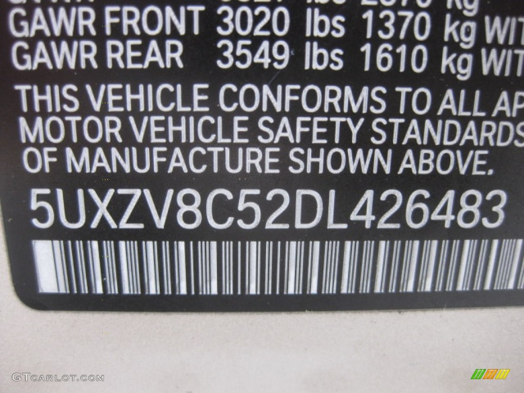 2013 X5 xDrive 50i - Orion Silver Metallic / Black photo #25