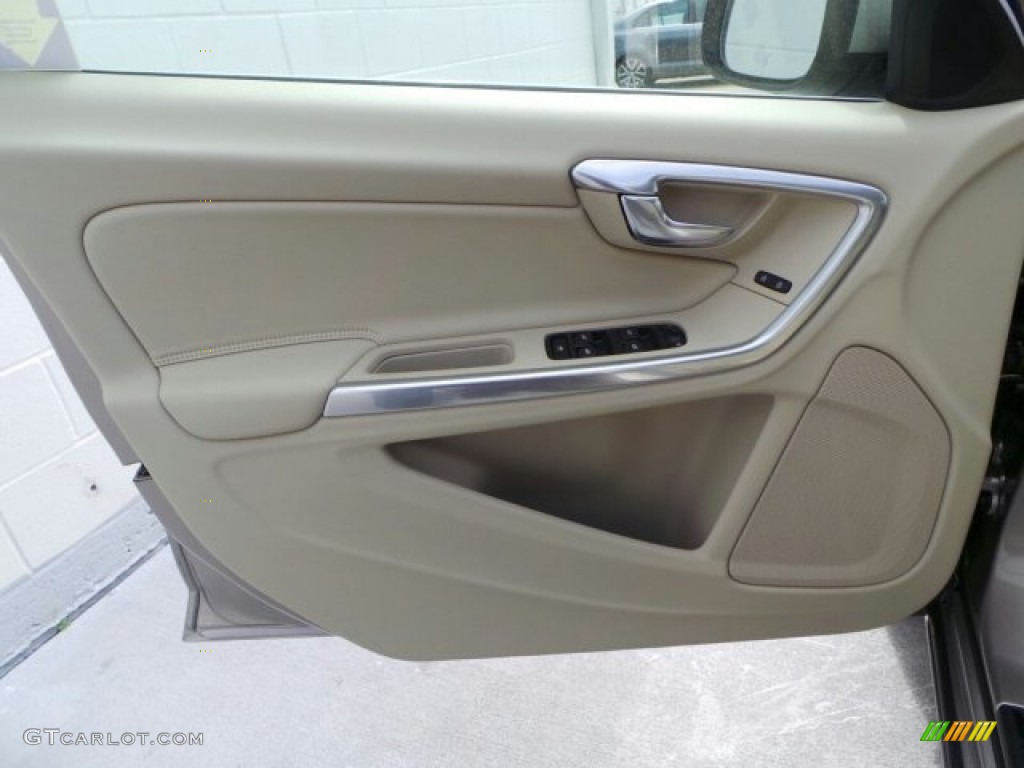 2015 Volvo S60 T5 Drive-E Soft Beige Door Panel Photo #91111988