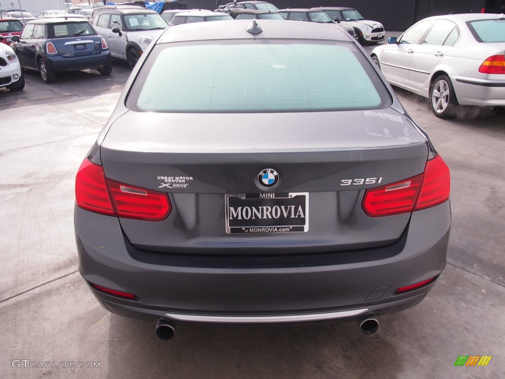 2013 3 Series 335i Sedan - Mineral Grey Metallic / Black photo #9