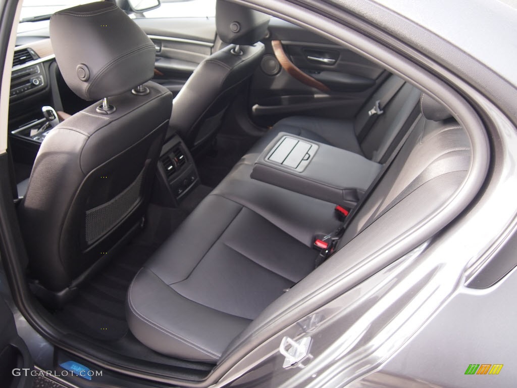 Black Interior 2013 BMW 3 Series 335i Sedan Photo #91112141