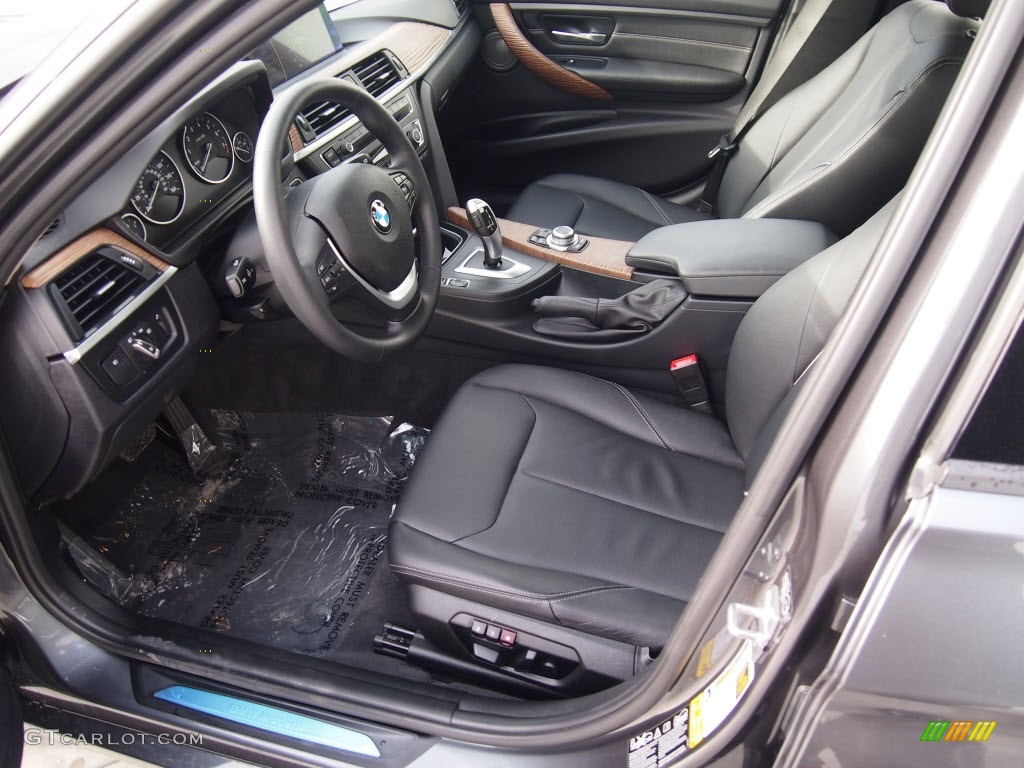 Black Interior 2013 BMW 3 Series 335i Sedan Photo #91112195