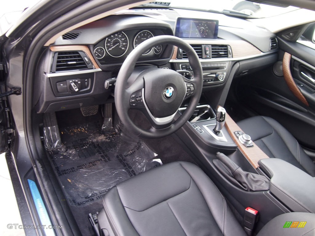 Black Interior 2013 BMW 3 Series 335i Sedan Photo #91112219