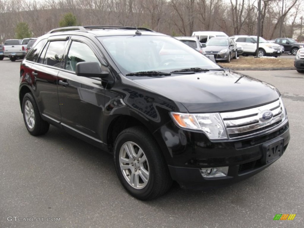 2007 Edge SE AWD - Black / Medium Light Stone photo #1