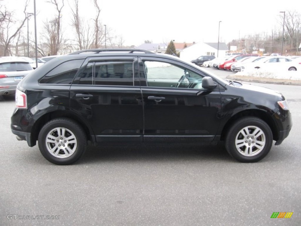 2007 Edge SE AWD - Black / Medium Light Stone photo #8