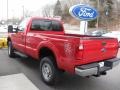 Vermillion Red - F350 Super Duty XL Regular Cab 4x4 Plow Truck Photo No. 2