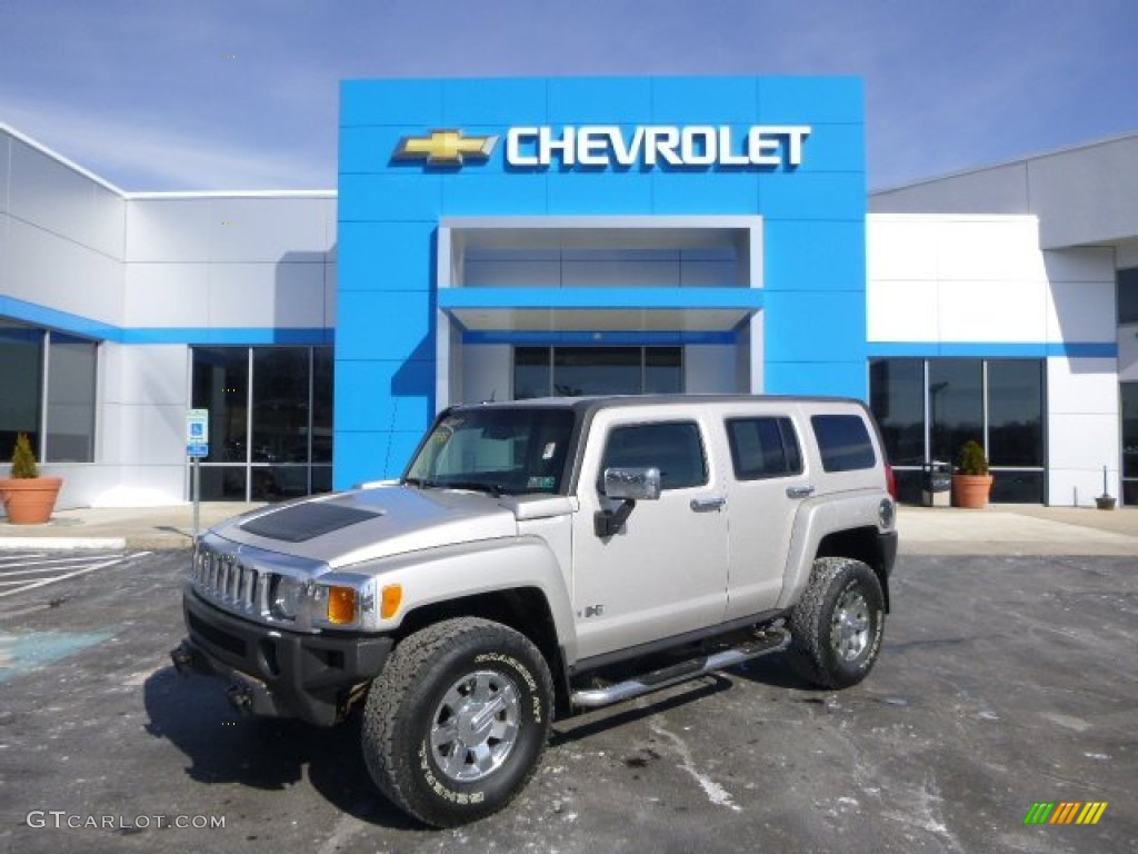 Boulder Gray Metallic 2006 Hummer H3 Standard H3 Model Exterior Photo #91114298
