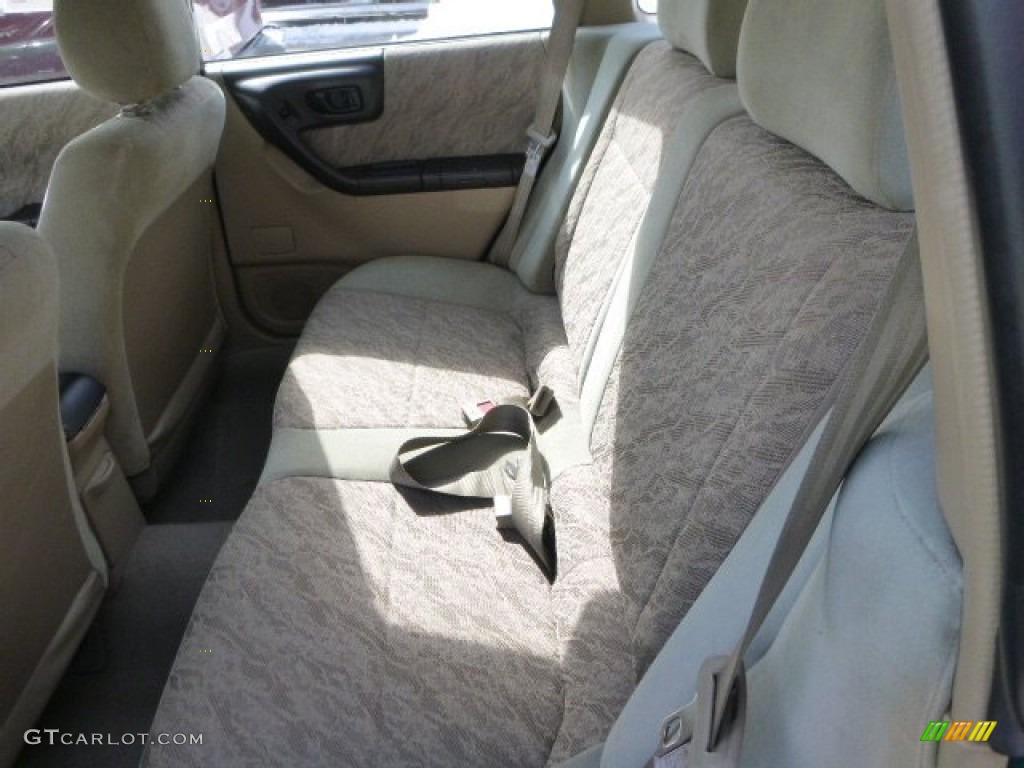 1999 Subaru Forester L Rear Seat Photos