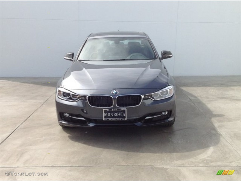 2014 3 Series 328i Sedan - Mineral Grey Metallic / Black photo #3