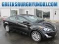 2014 Black Hyundai Elantra SE Sedan  photo #1