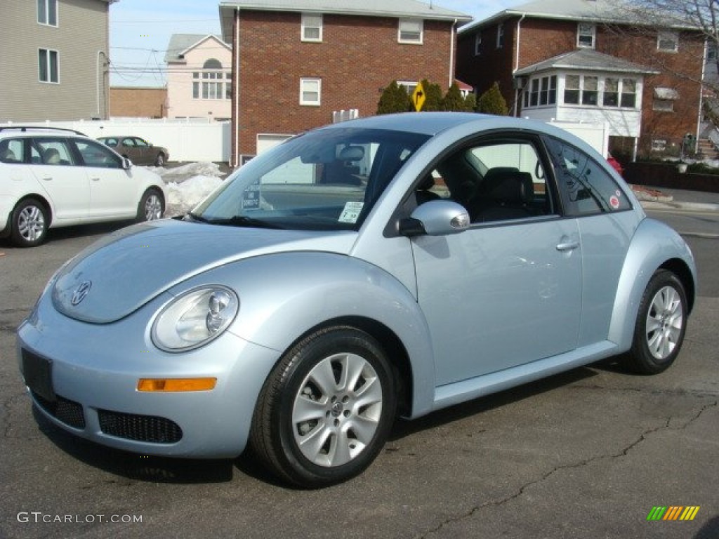 2009 New Beetle 2.5 Coupe - Heaven Blue Metallic / Black photo #3
