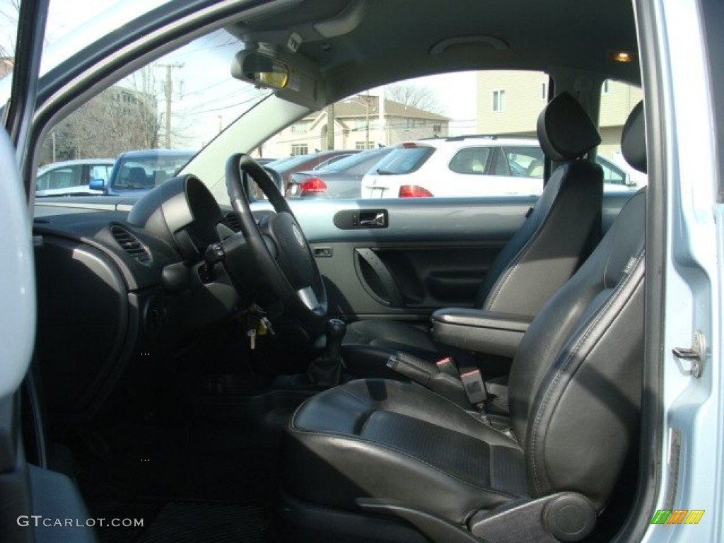 2009 New Beetle 2.5 Coupe - Heaven Blue Metallic / Black photo #6