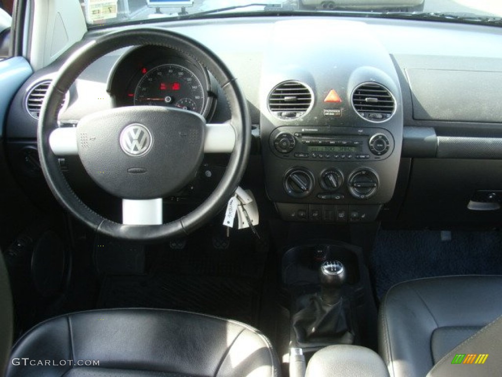 2009 New Beetle 2.5 Coupe - Heaven Blue Metallic / Black photo #8