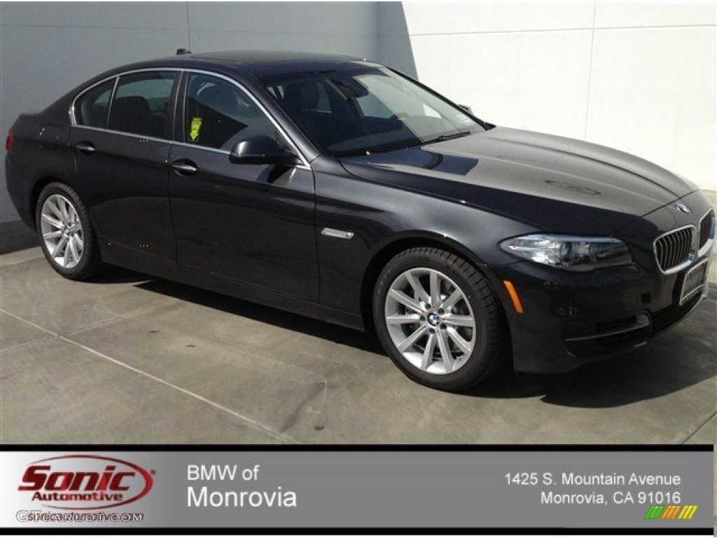 2014 5 Series 535i Sedan - Dark Graphite Metallic / Black photo #1