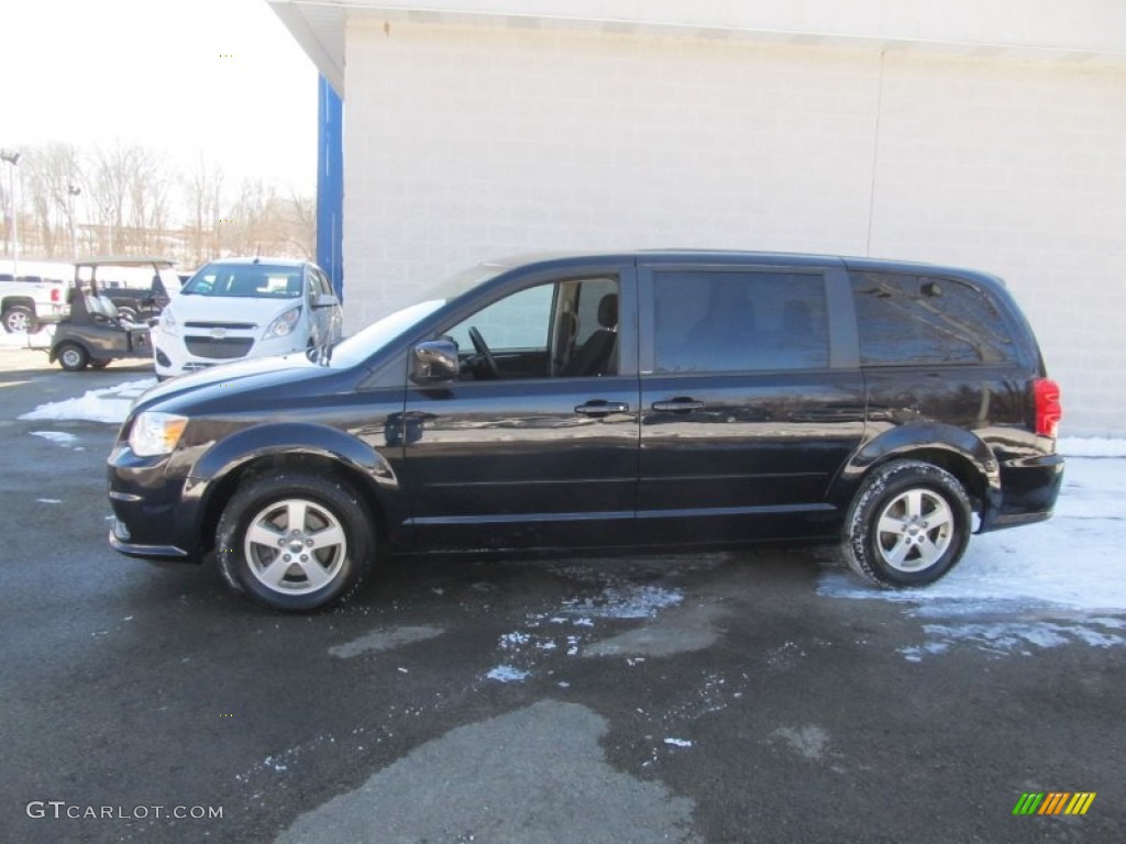 2011 Grand Caravan Mainstreet - Deep Water Blue Pearl / Black/Light Graystone photo #2