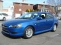 2012 Octane Blue Pearl Mitsubishi Lancer SE AWD  photo #3