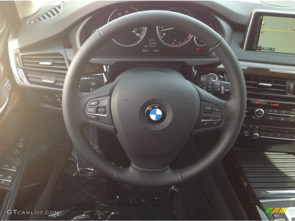 2014 BMW X5 xDrive35i Terra Steering Wheel Photo #91120893
