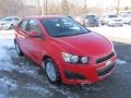 2014 Red Hot Chevrolet Sonic LT Sedan  photo #7