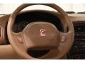 2002 Saturn L Series Medium Tan Interior Steering Wheel Photo