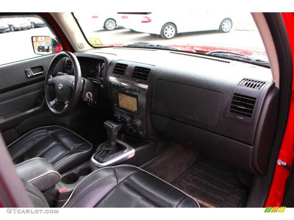 2008 Hummer H3 Alpha Ebony Black Dashboard Photo #91123982