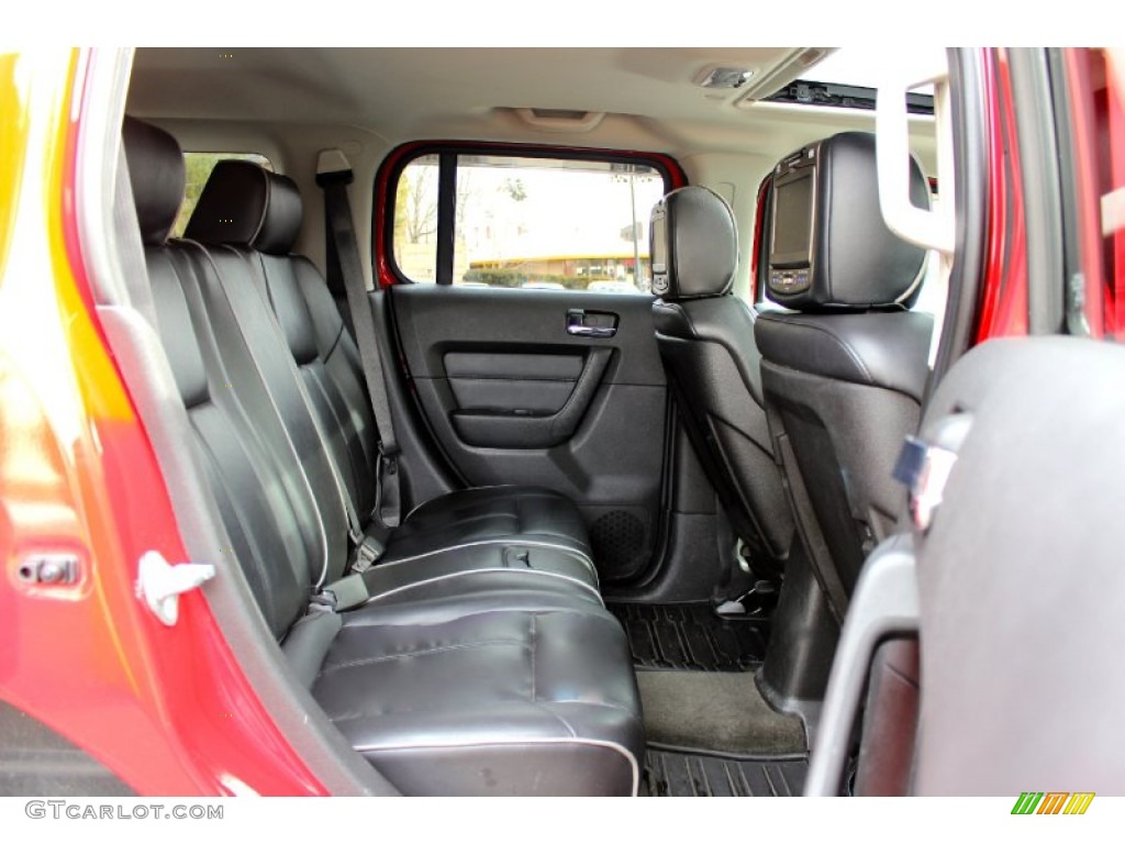 Ebony Black Interior 2008 Hummer H3 Alpha Photo #91124039