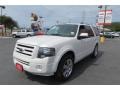 2009 White Platinum Tri-Coat Metallic Ford Expedition Limited  photo #3