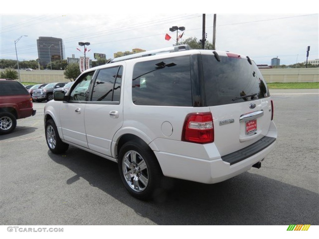 2009 Expedition Limited - White Platinum Tri-Coat Metallic / Stone photo #5