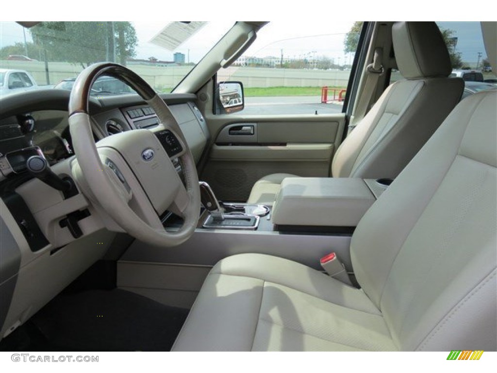 2009 Expedition Limited - White Platinum Tri-Coat Metallic / Stone photo #11