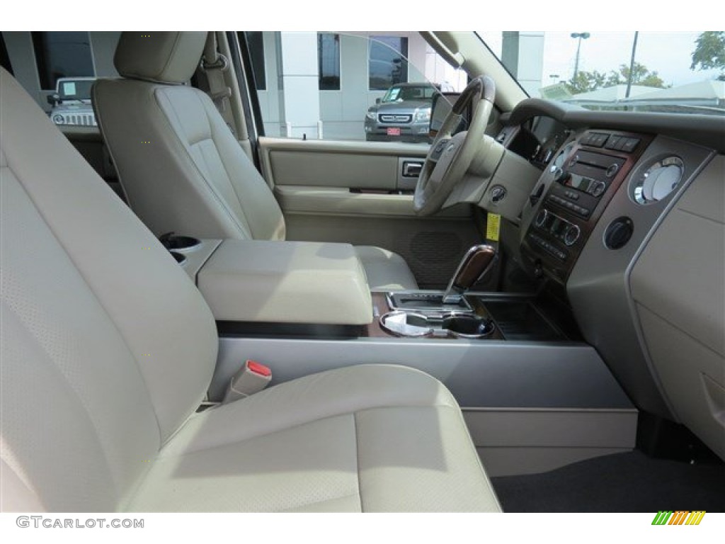 2009 Expedition Limited - White Platinum Tri-Coat Metallic / Stone photo #13