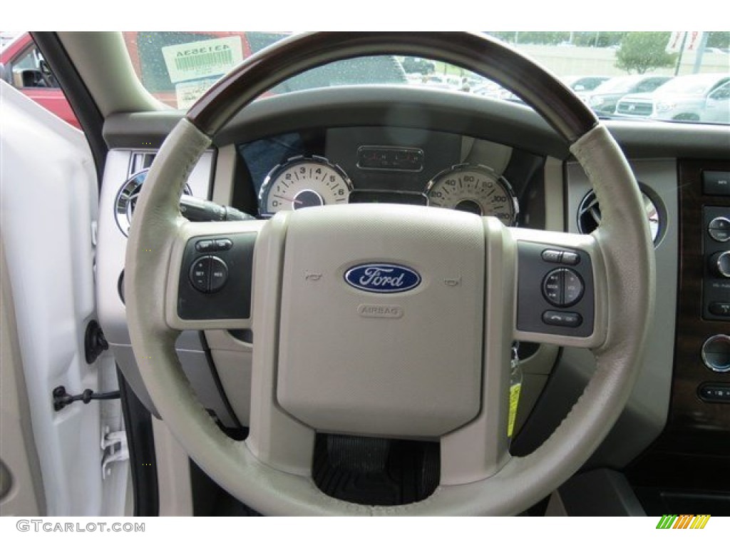 2009 Expedition Limited - White Platinum Tri-Coat Metallic / Stone photo #18