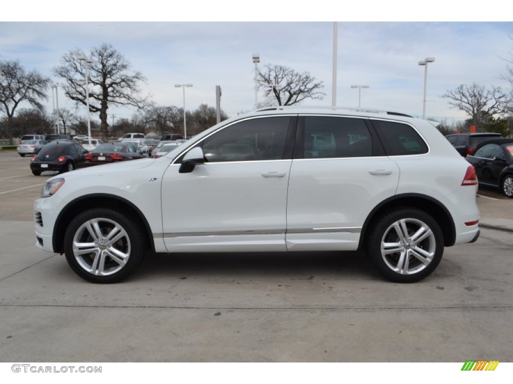 Pure White 2014 Volkswagen Touareg TDI R-Line 4Motion Exterior Photo #91127267