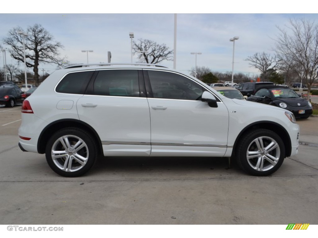 Pure White 2014 Volkswagen Touareg TDI R-Line 4Motion Exterior Photo #91127279