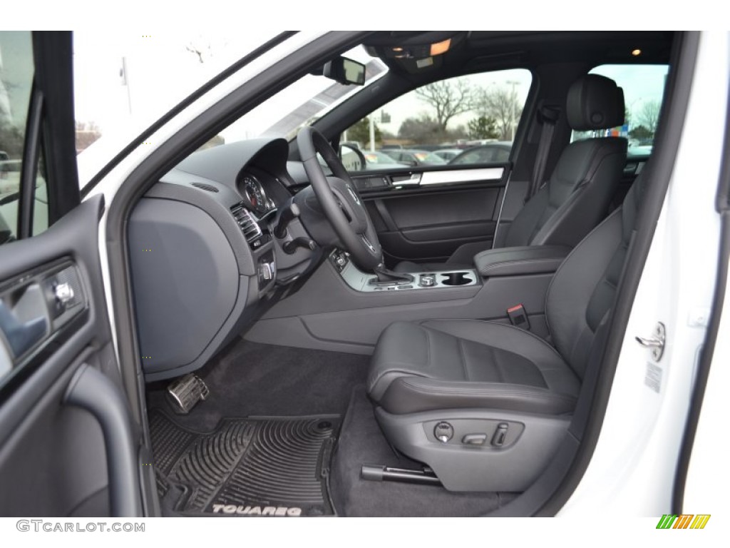 Black Anthracite Interior 2014 Volkswagen Touareg TDI R-Line 4Motion Photo #91127288