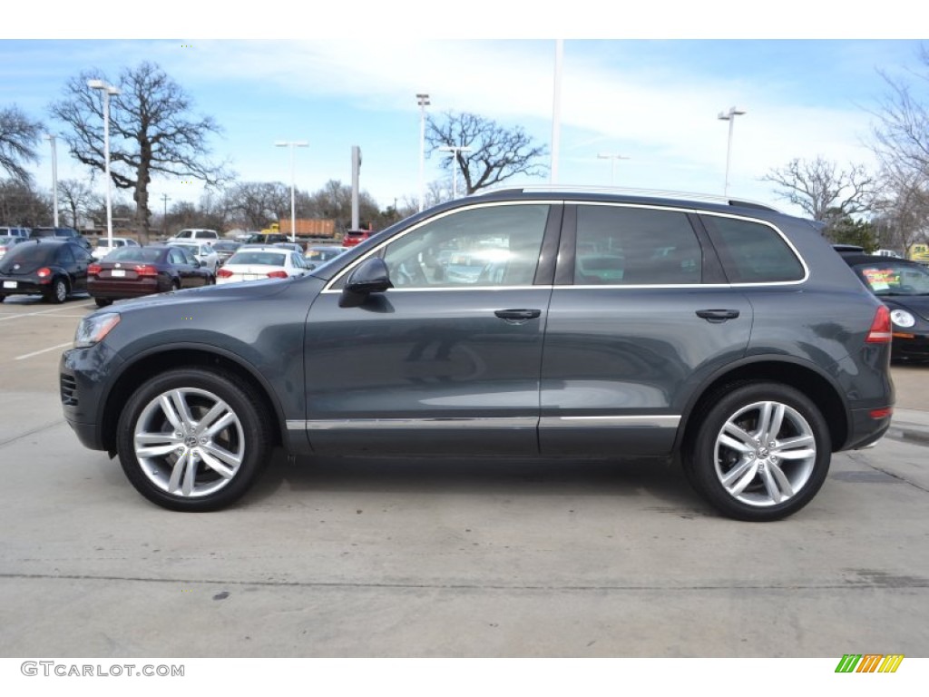 Dark Flint Metallic 2013 Volkswagen Touareg VR6 FSI Executive 4XMotion Exterior Photo #91127402