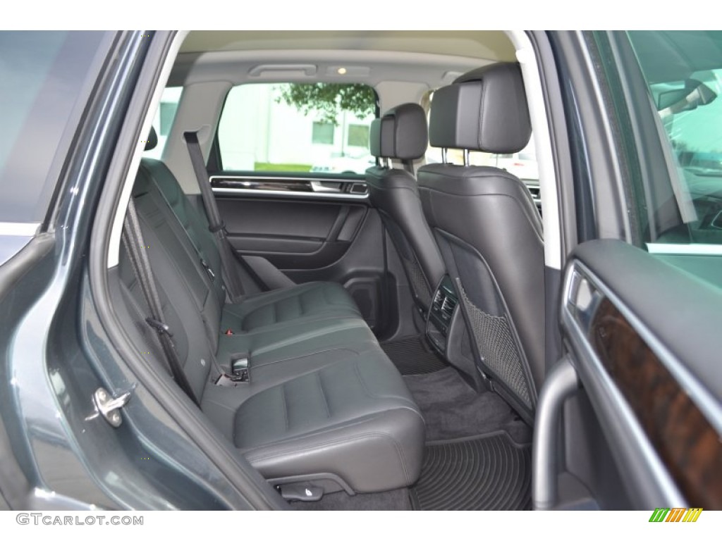 Black Anthracite Interior 2013 Volkswagen Touareg VR6 FSI Executive 4XMotion Photo #91127429