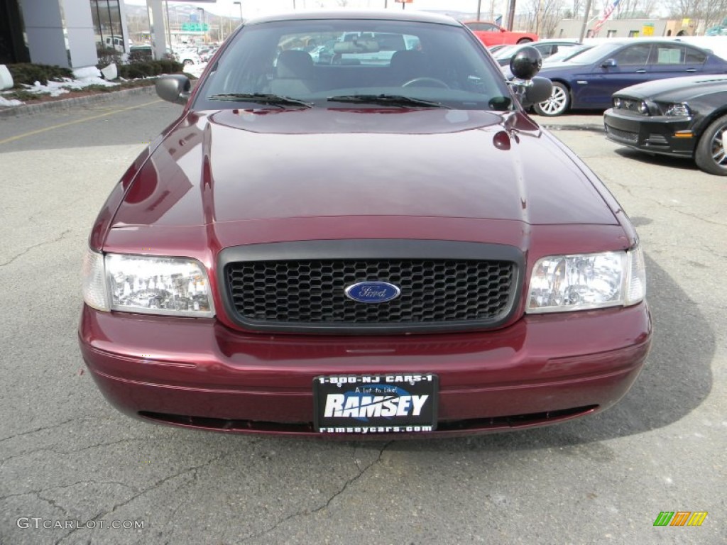 2009 Crown Victoria Police Interceptor - Dark Toreador Red Metallic / Dark Charcoal photo #2