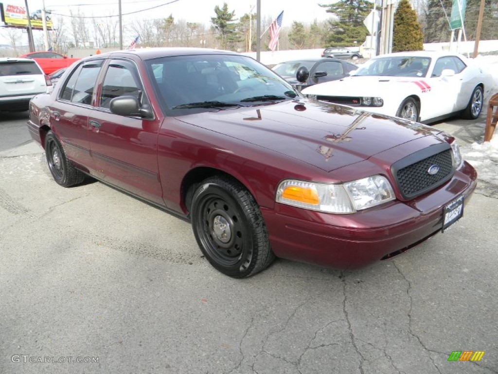 2009 Crown Victoria Police Interceptor - Dark Toreador Red Metallic / Dark Charcoal photo #4