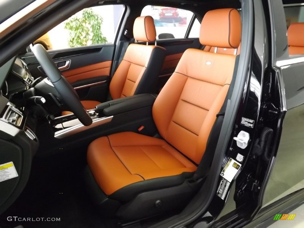 designo Amaretto Interior 2014 Mercedes-Benz E 350 4Matic Sedan Photo #91128878