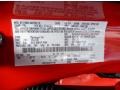 PQ: Race Red 2014 Ford Focus SE Hatchback Color Code