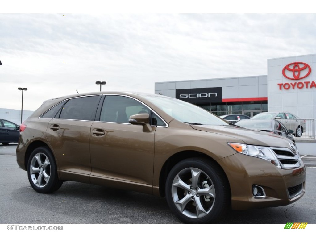 Golden Umber Mica 2014 Toyota Venza XLE Exterior Photo #91130505