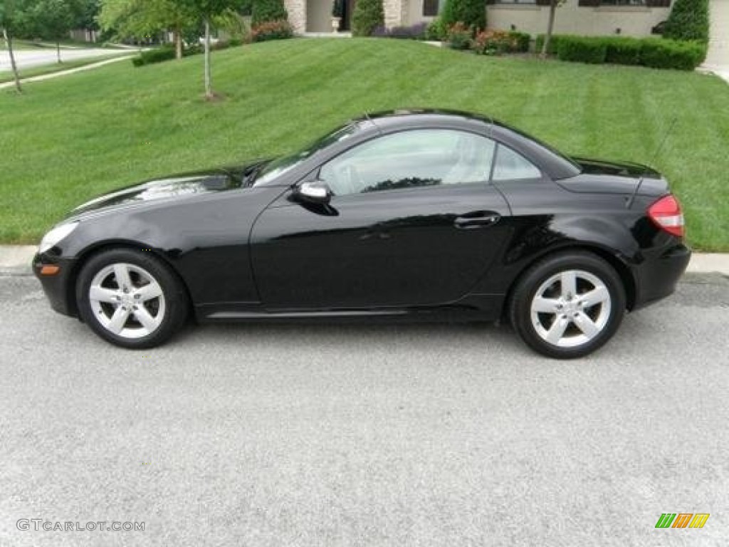 Black 2006 Mercedes-Benz SLK 280 Roadster Exterior Photo #91130647
