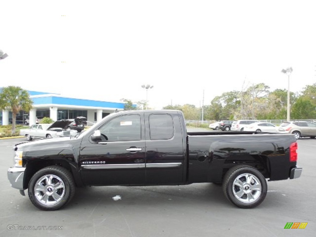 2013 Silverado 1500 LT Extended Cab - Black / Ebony photo #2