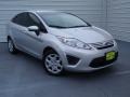 2013 Ingot Silver Ford Fiesta S Sedan  photo #1