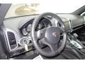 Black 2013 Porsche Cayenne Diesel Steering Wheel