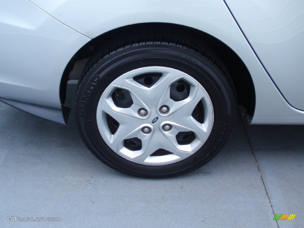 2013 Fiesta S Sedan - Ingot Silver / Charcoal Black/Light Stone photo #14