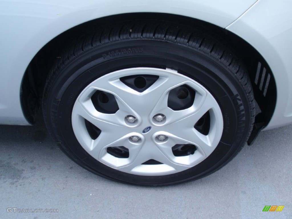 2013 Fiesta S Sedan - Ingot Silver / Charcoal Black/Light Stone photo #15