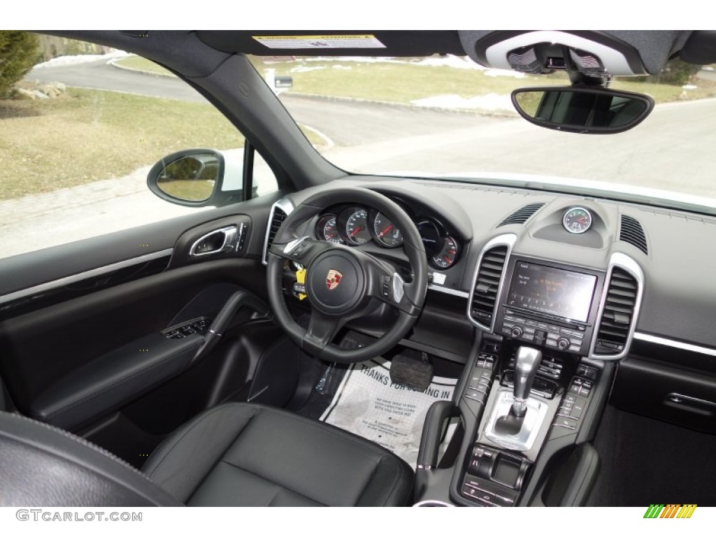 2013 Porsche Cayenne Diesel Black Dashboard Photo #91133245