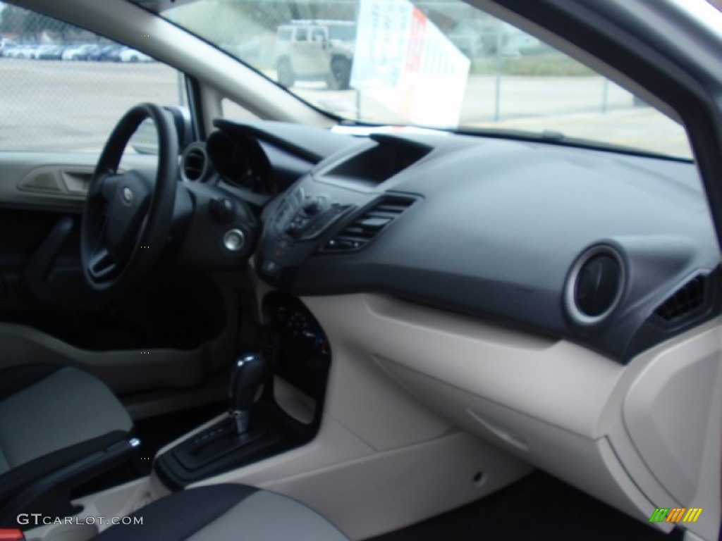 2013 Fiesta S Sedan - Ingot Silver / Charcoal Black/Light Stone photo #23