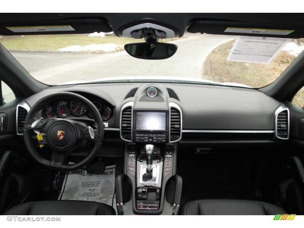 2013 Porsche Cayenne Diesel Black Dashboard Photo #91133265